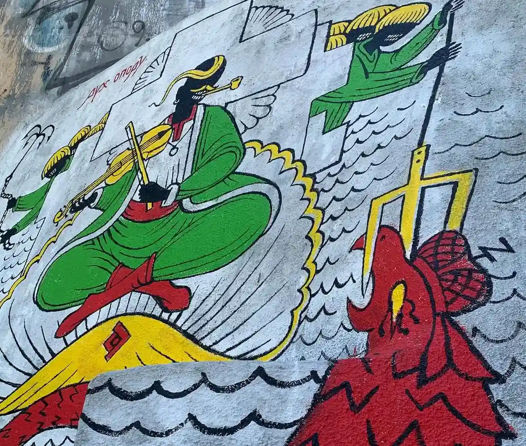 Стінопис спротиву в Одесі