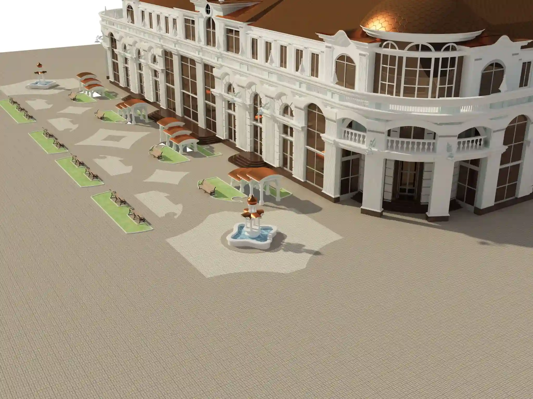 proiekt nedobudovanoho torhovoho tsentru 2 Будівля майбутнього торгового центру на вулиці Воскресенській в Сумах