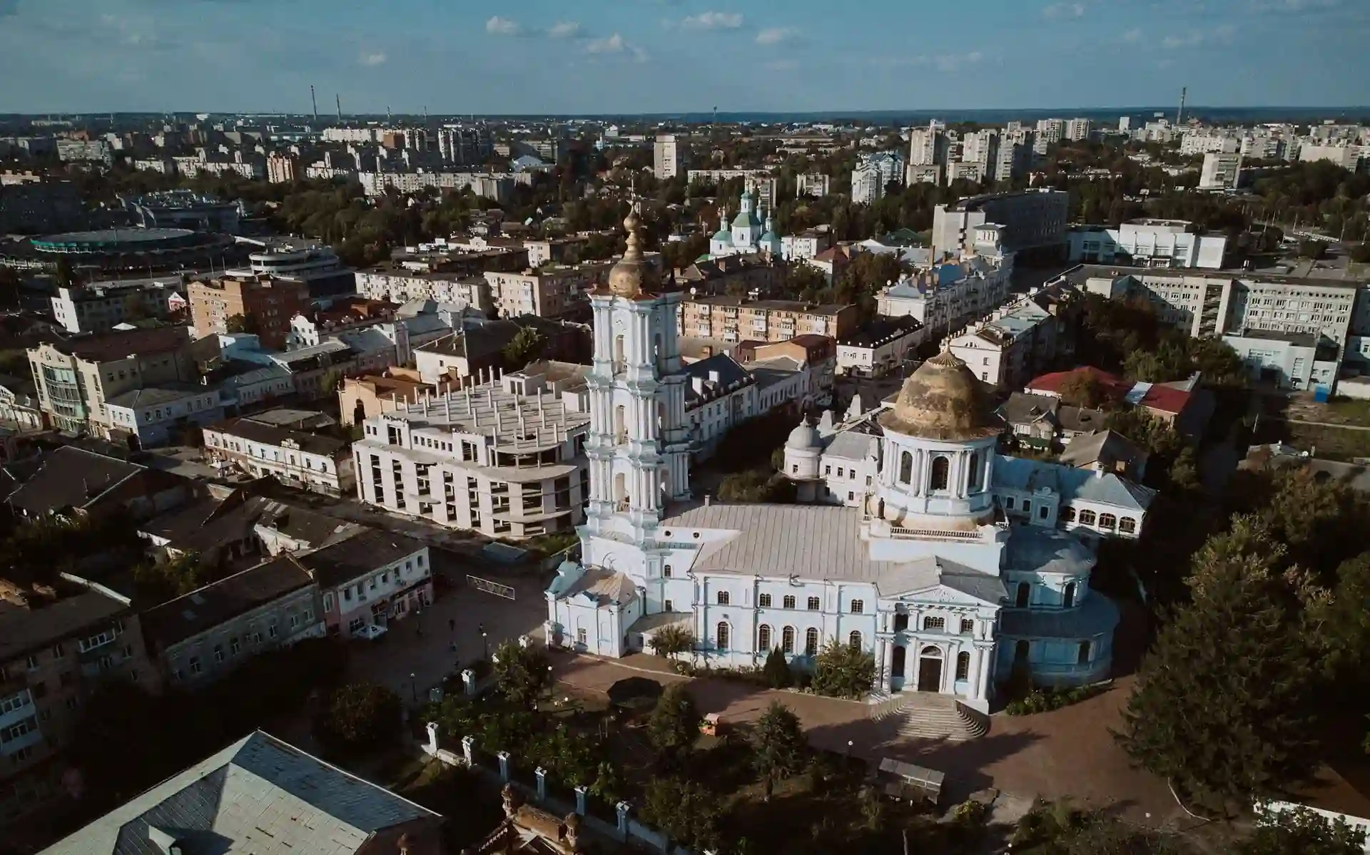 Місто Суми зверху