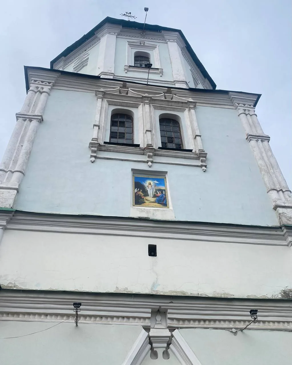 ikona na fasadi soboru