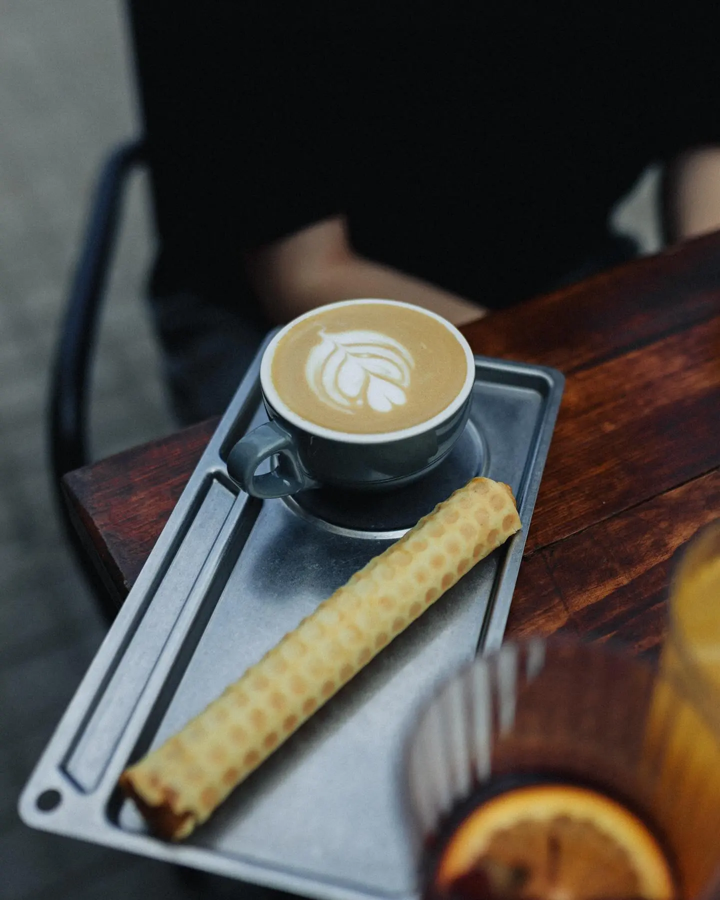 Кава й трубочка зі згущеним молоком від кав'ярні Espresso Room